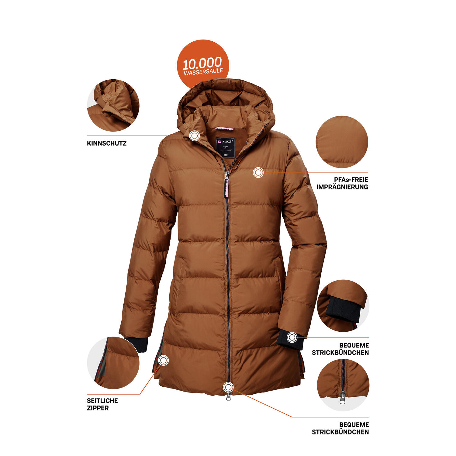 Kinder, Mädchen Steppparka KOW 359 GRLS QLTD PRK 8/8