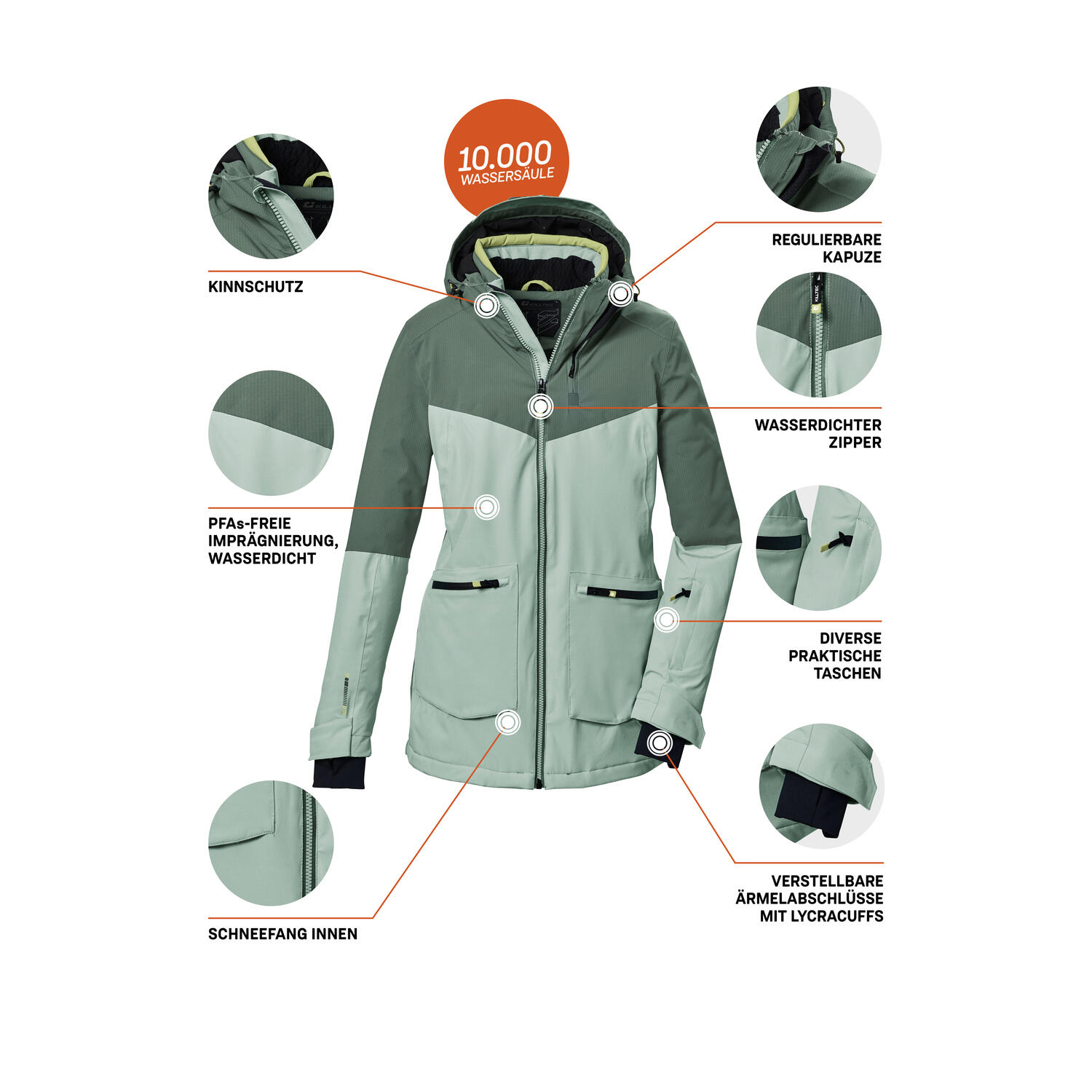 Damen Skijacke KSW 40 WMNJCKT 6/6