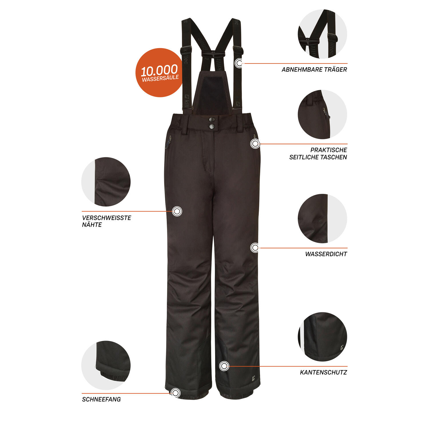 Mädchen Skihose Vitalya Jr 5/7