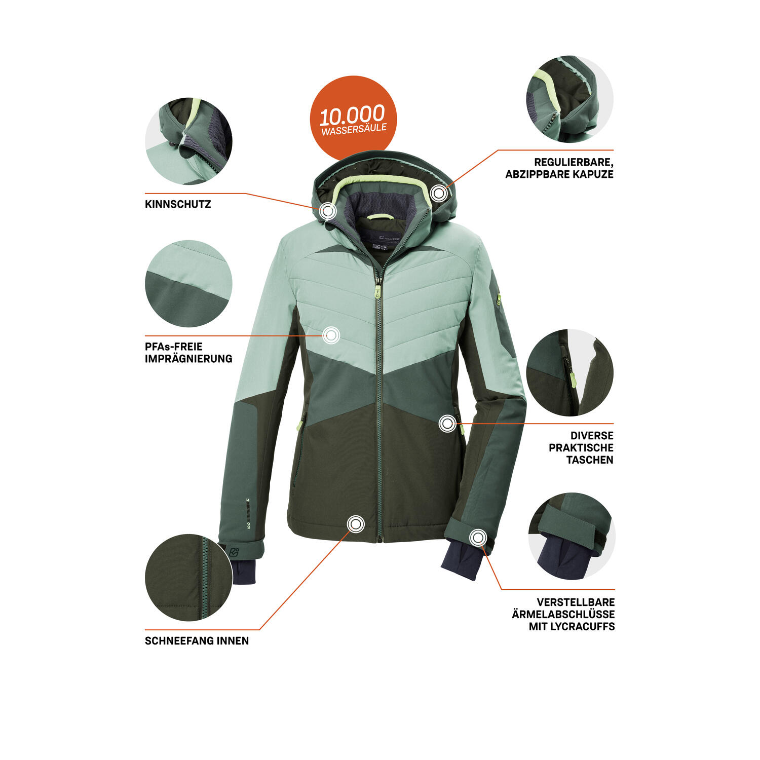 Damen Skijacke KSW 34 WMNJCKT 6/6