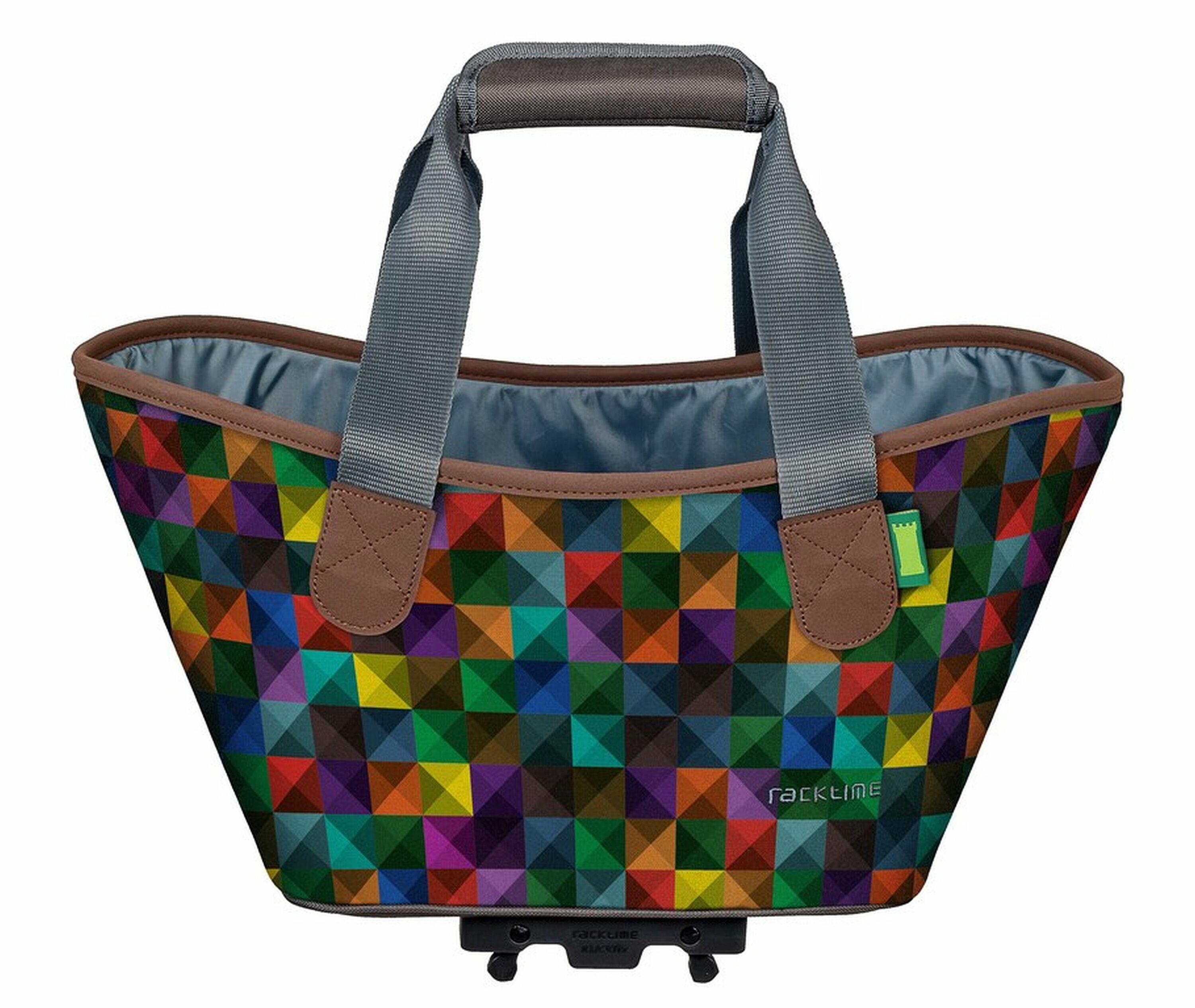 Sac à Provisions Racktime Agnetha Avec Adaptateur Snapit - Couleur Noble Red - Pour Vélo - Neuf Avec Adaptateur