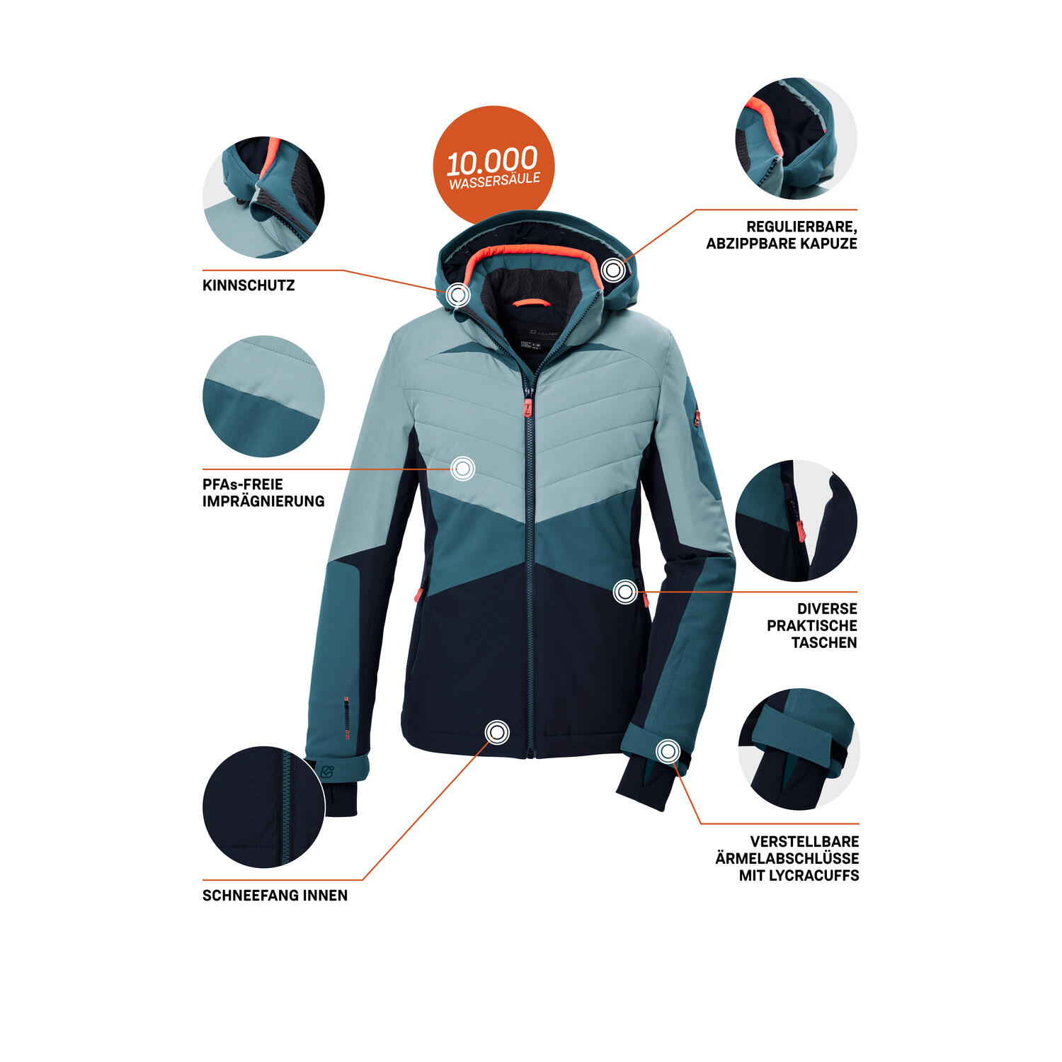 Damen Skijacke KSW 34 WMNJCKT 6/6