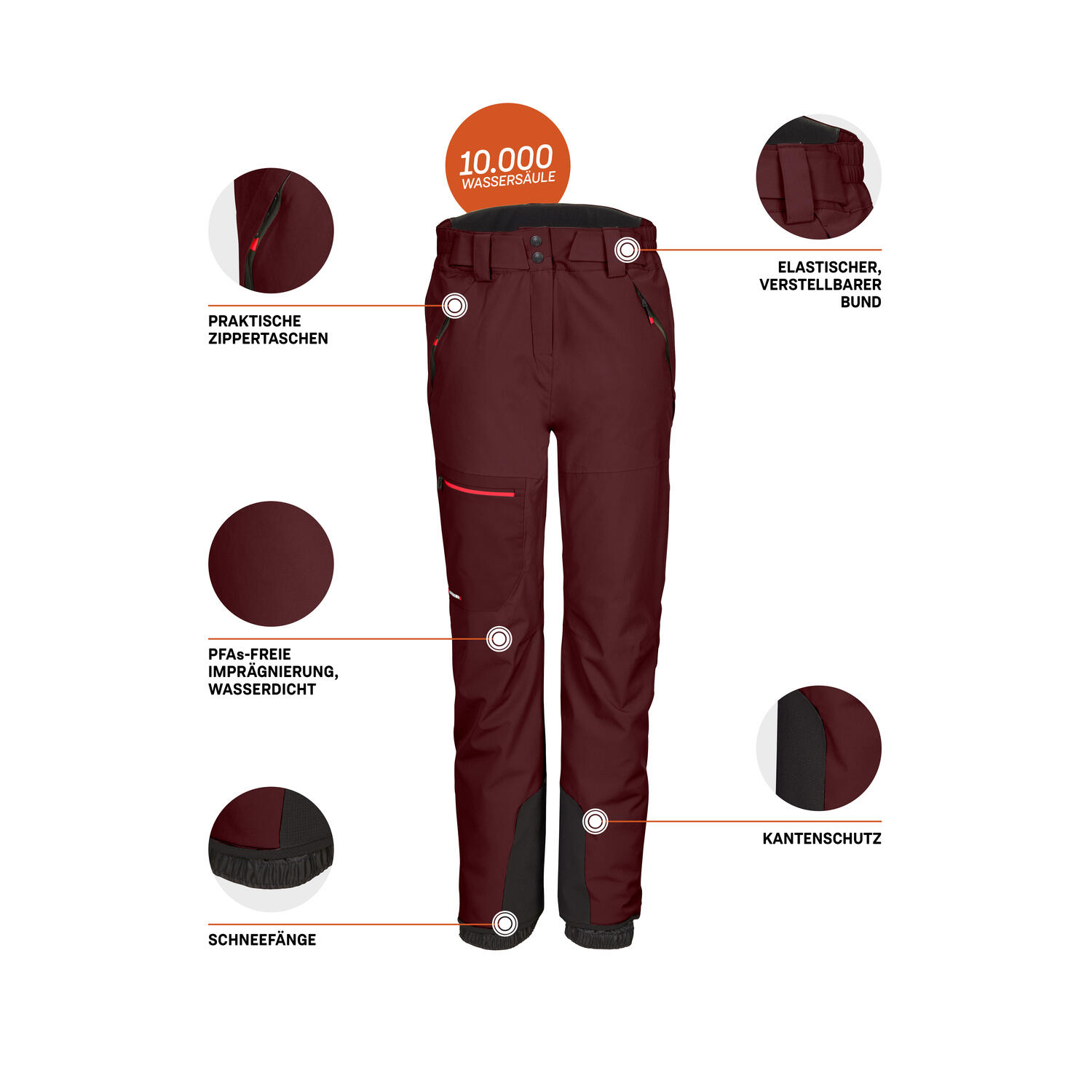 Skihose KSW 49 WMNPNTS 6/7