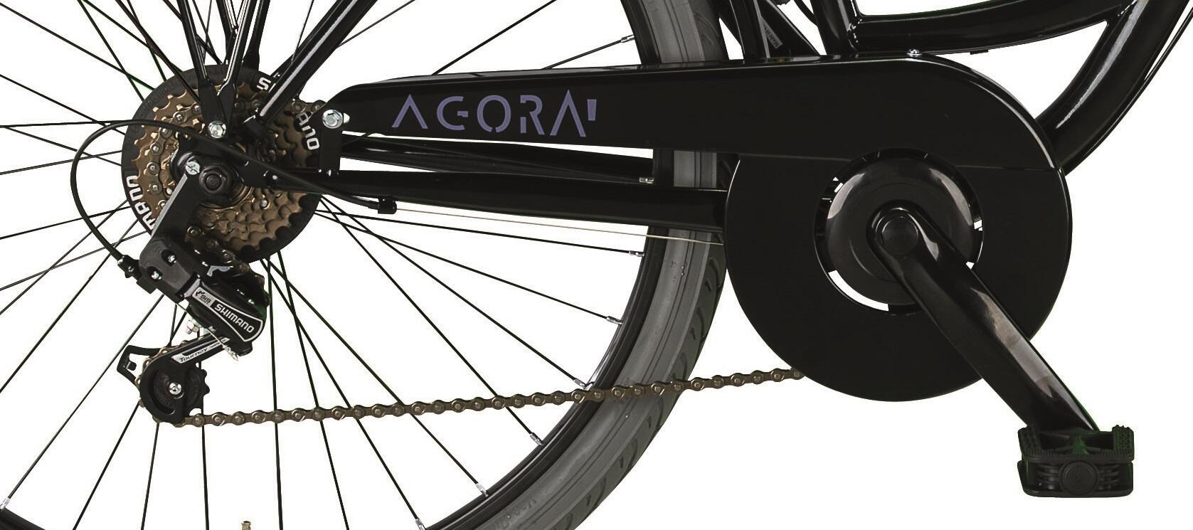 Citybike Agorà 26 Zoll Schwarz 2/3