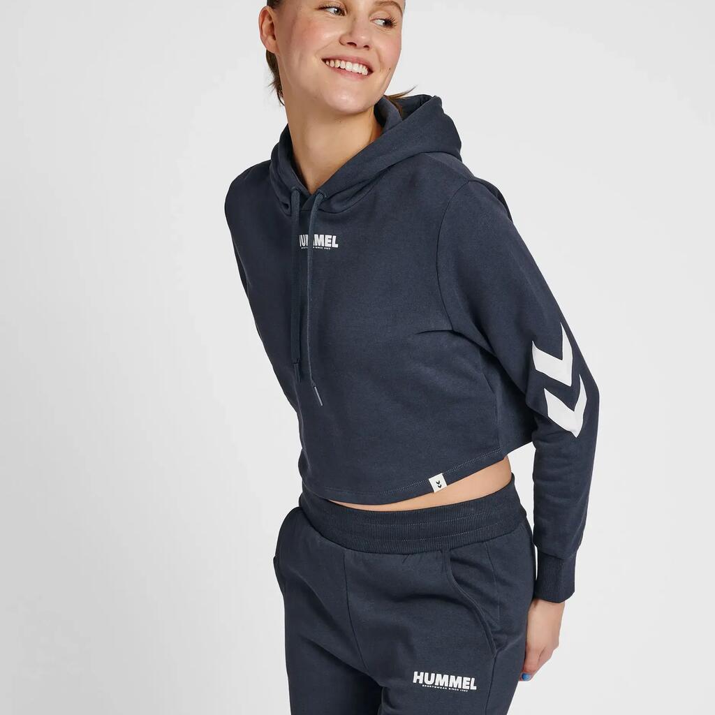 Women's crop top hoodie Hummel hmlLEGACY