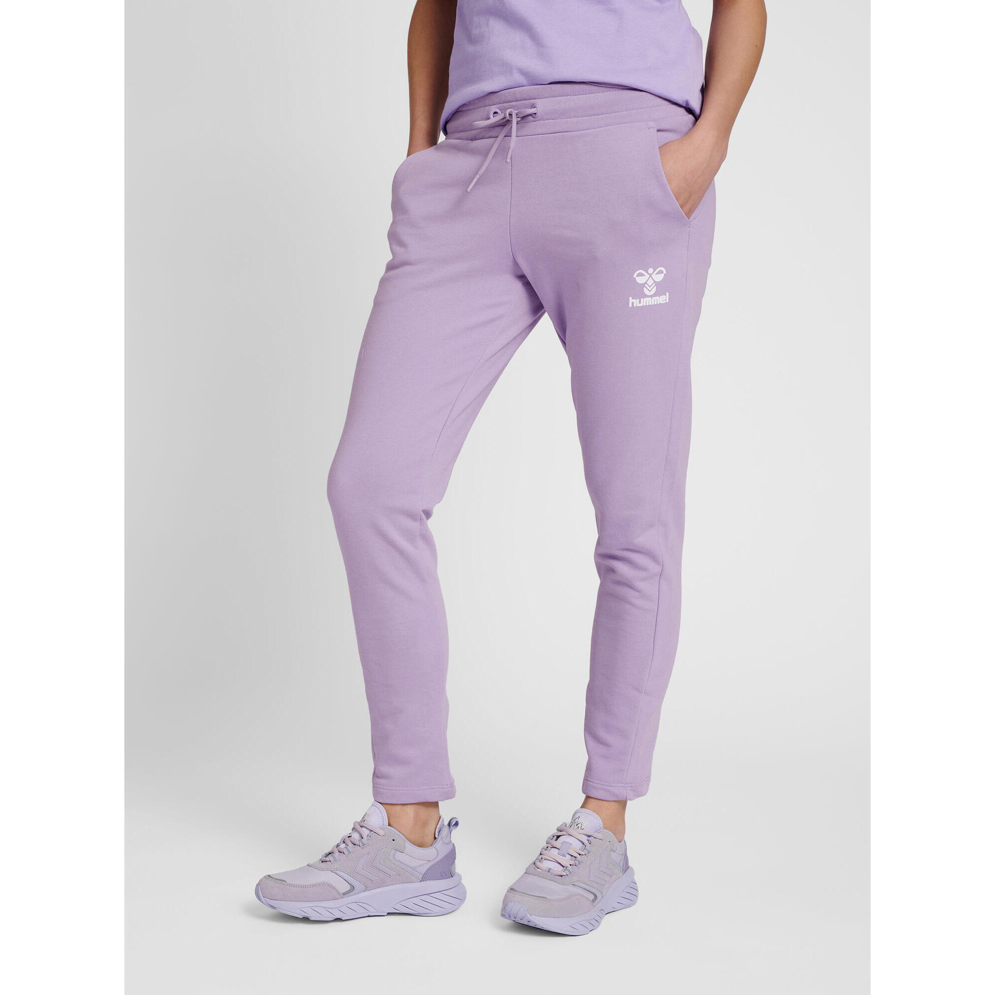Hummel - Fermeture À Cordon Pantalon Hmlnoni Femme Hummel - Pantalons - Mauve|rose|violet - 36 Xs - Decathlon