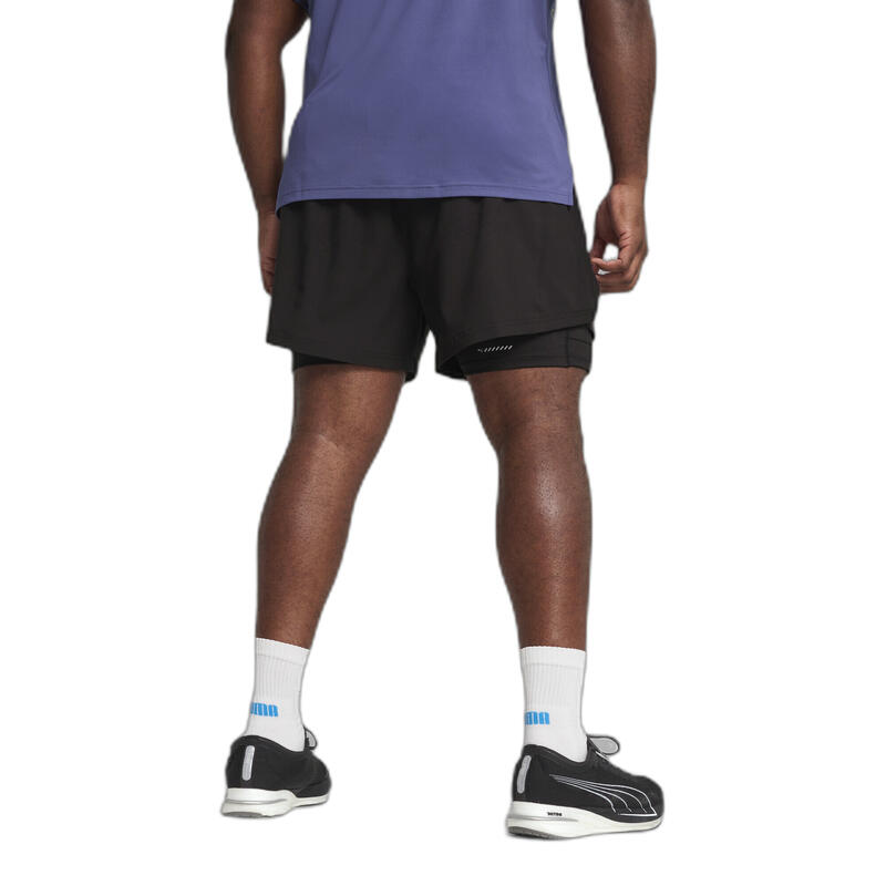 Pantaloni scurți de alergare bărbați Puma Run Ultrawave 2IN1 5"