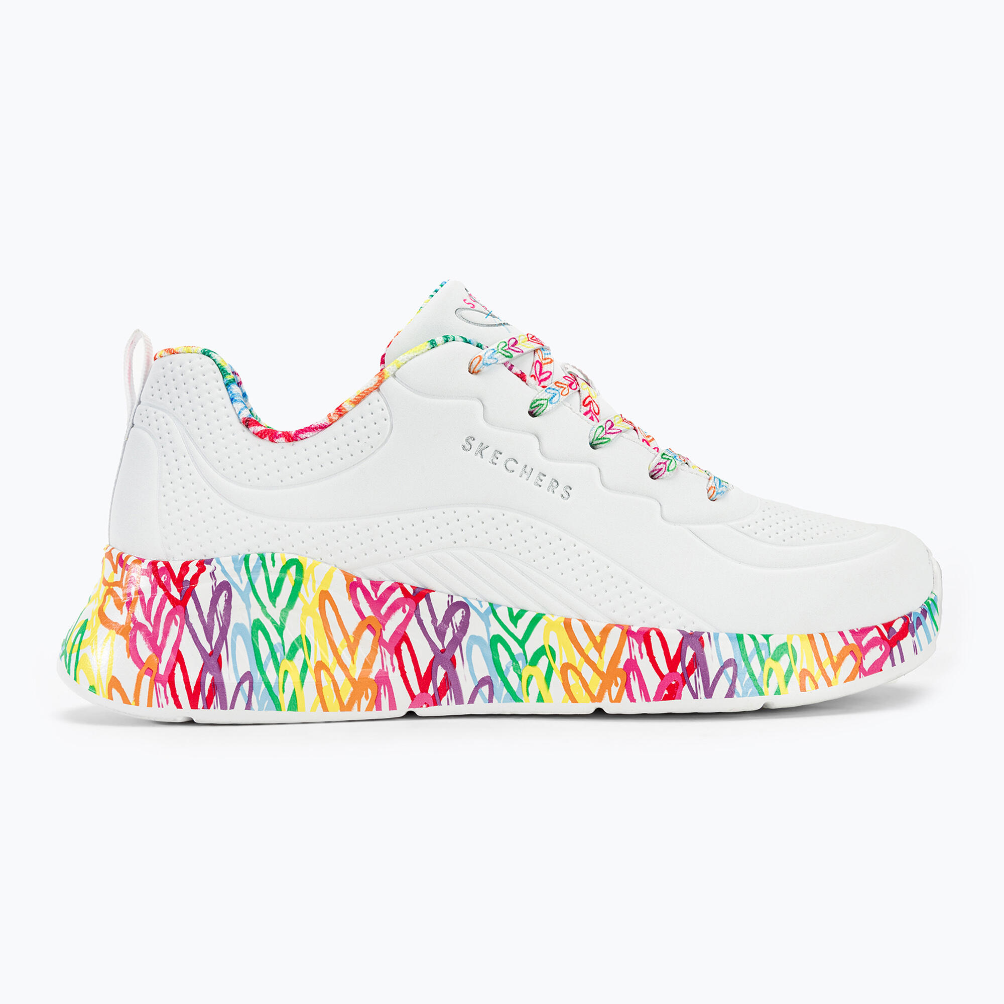 Buty damskie SKECHERS Uno Lite Exuberant Hearts 2/5