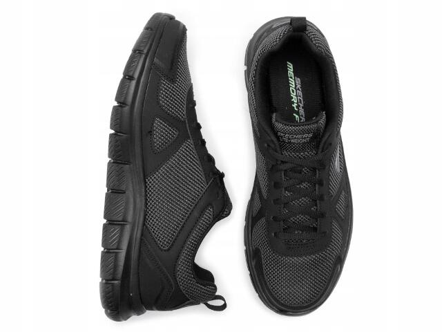 BUTY męskie SKECHERS TRACK BUCOLO 52630-BBK czarne lekkie sportowe 46 7/7