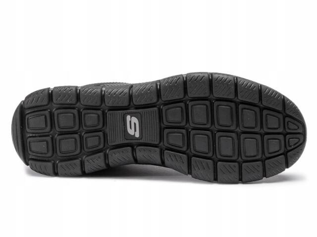 BUTY męskie SKECHERS TRACK BUCOLO 52630-BBK czarne lekkie sportowe 46 6/7