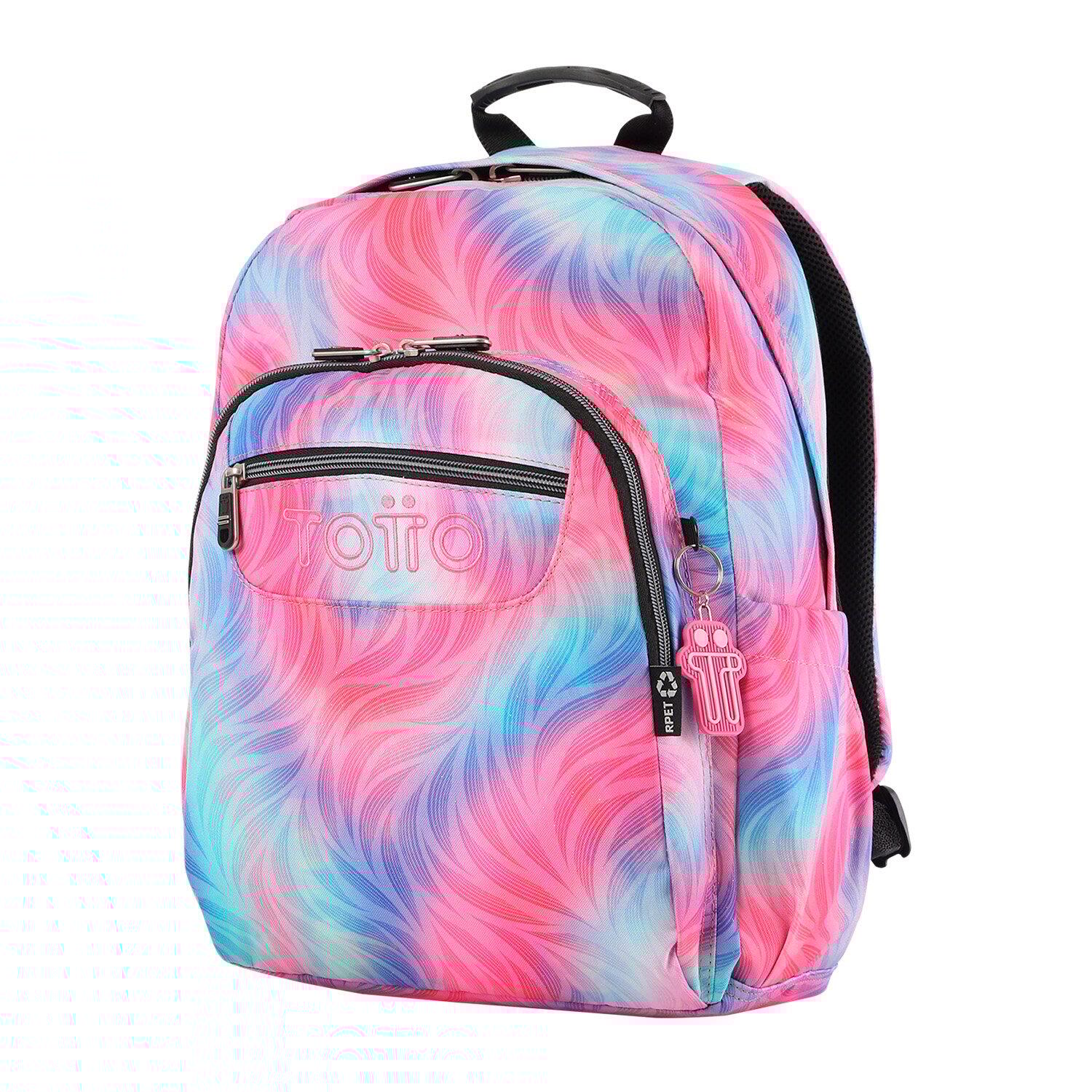 TOTTO Totto  Mochila Acuareles Glitter - Fritz Multicolor Grande