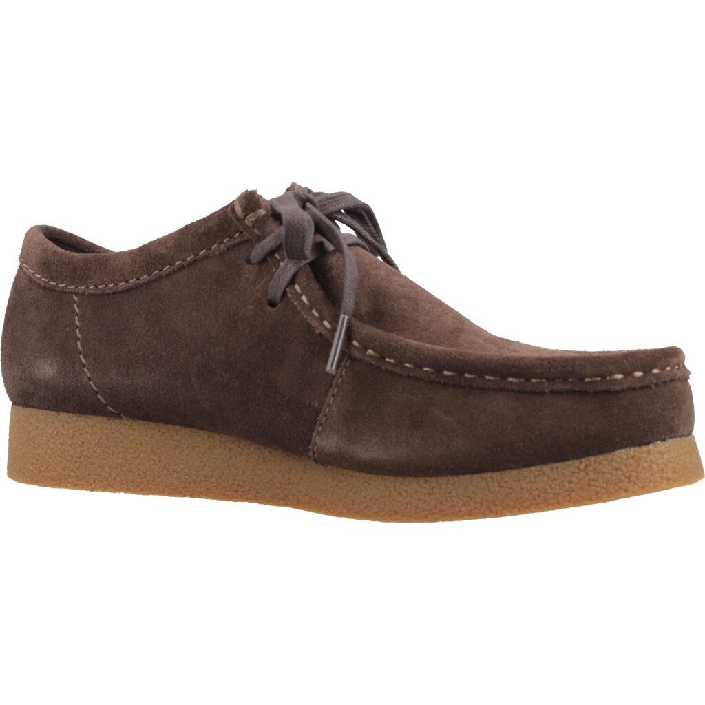 Ténis Clarks Modelo Wallabeeevo Suede Cor Castanho 5/5