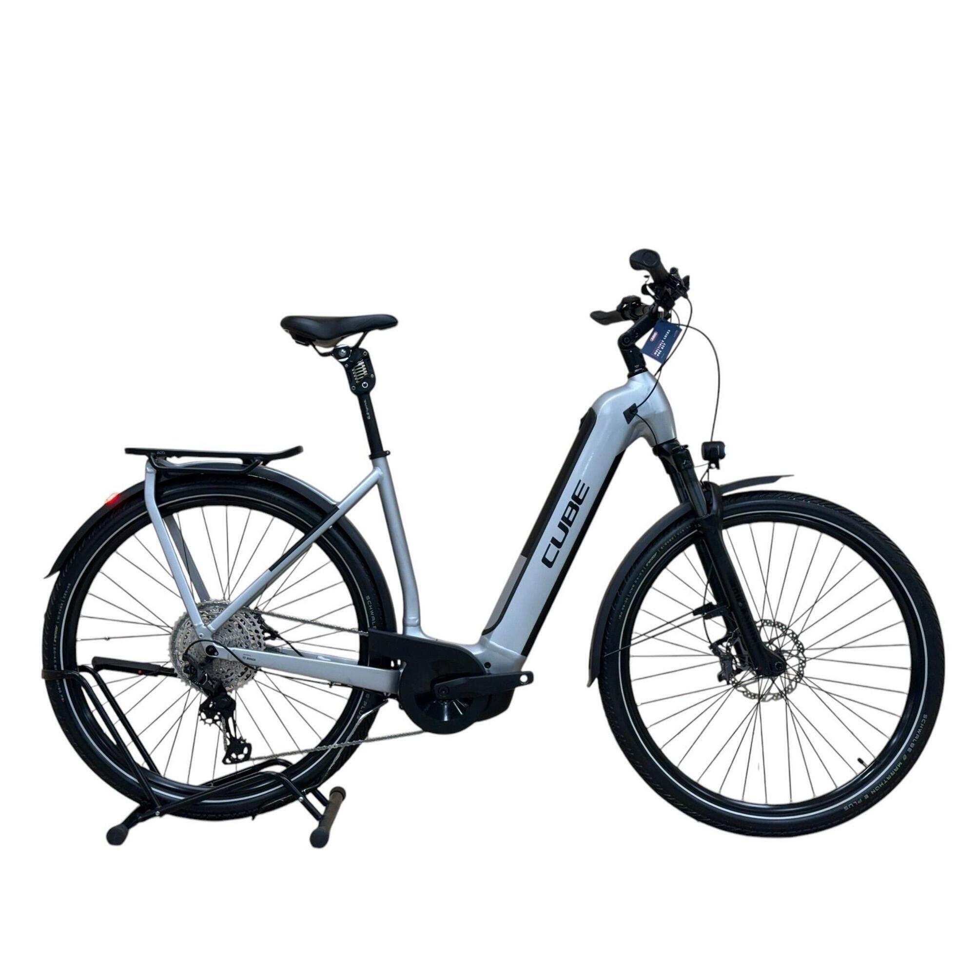 Cube - Reconditionné - Vélo Électrique Cube Kathmandu Hybrid Slx 750 Xt - Comme Neuf - Vélo Ville - Gris|noir - 54 Cm - Decathlon