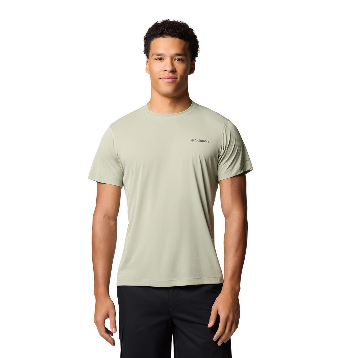 T Shirts Et Chemises Homme - COLUMBIA Zero Rules™ Light SS Crew - Safari 4/5