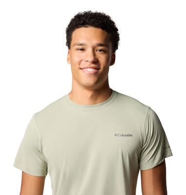 T Shirts Hemden Herren - COLUMBIA Zero Rules™ Light SS Crew - Safari