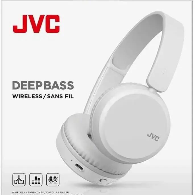 Deep Bass Wireless Bluetooth Headphones HAS36- White