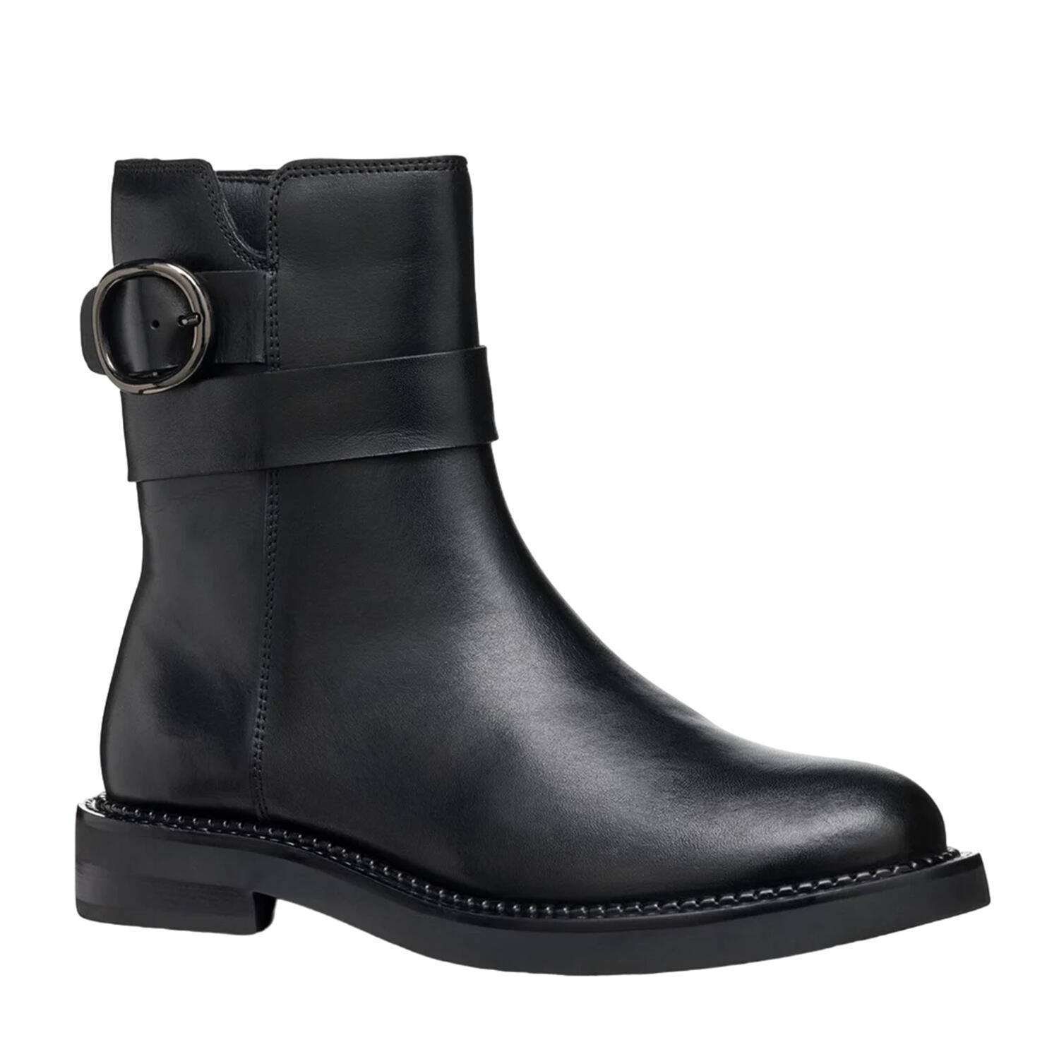 Geox Womens/Ladies Serilda Patent Leather Ankle Boots