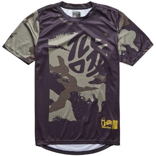 Troy Lee Designs 24.1 FLOWLINE SS JERSEY CONFINED BLACK