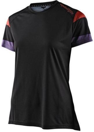 TROY LEE DESIGNS Womens LILIUM SS JERSEY RUGBY - BLACK