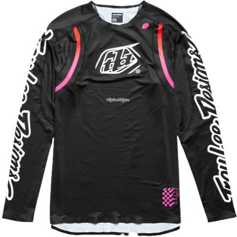 TROY LEE DESIGNS 24.1 SPRINT ULTRA JERSEY PINNED - BLACK