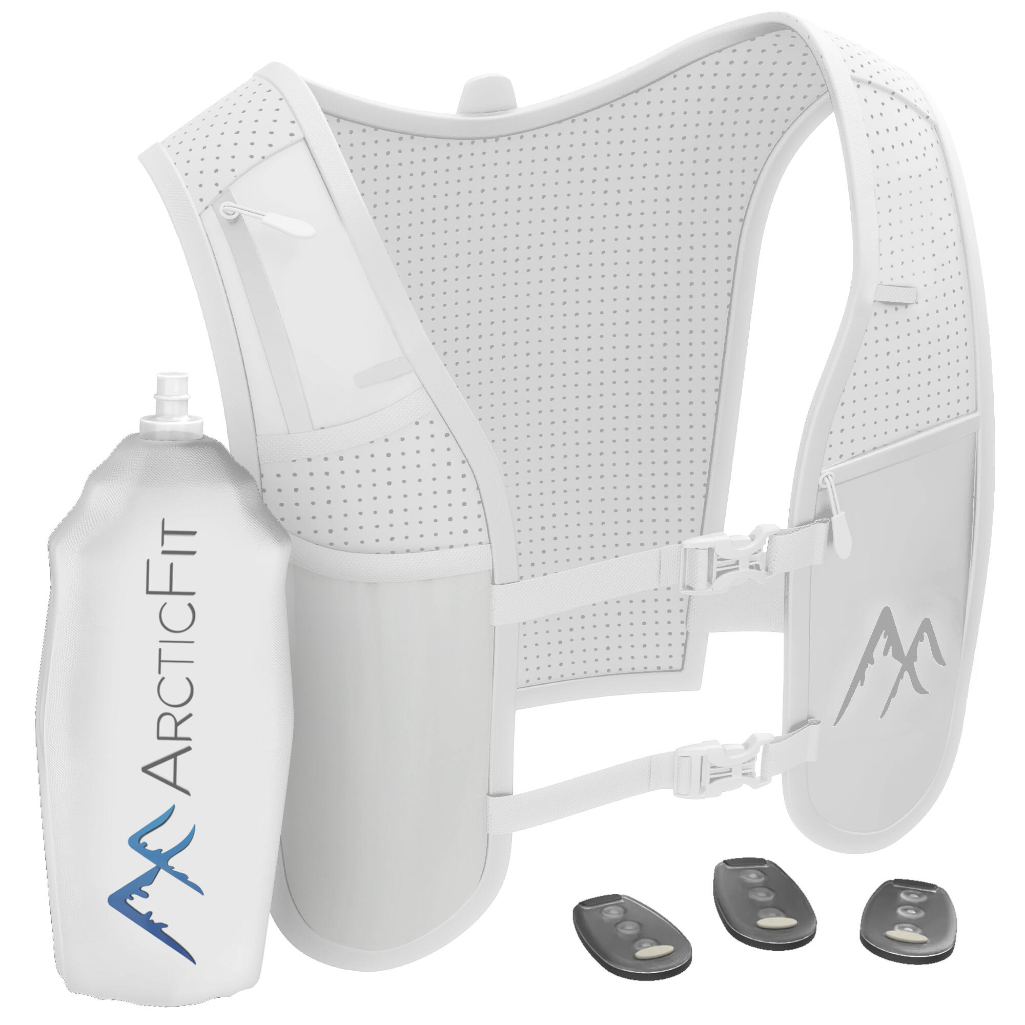 ARCTICFIT ArcticFit LED Running Vest, White