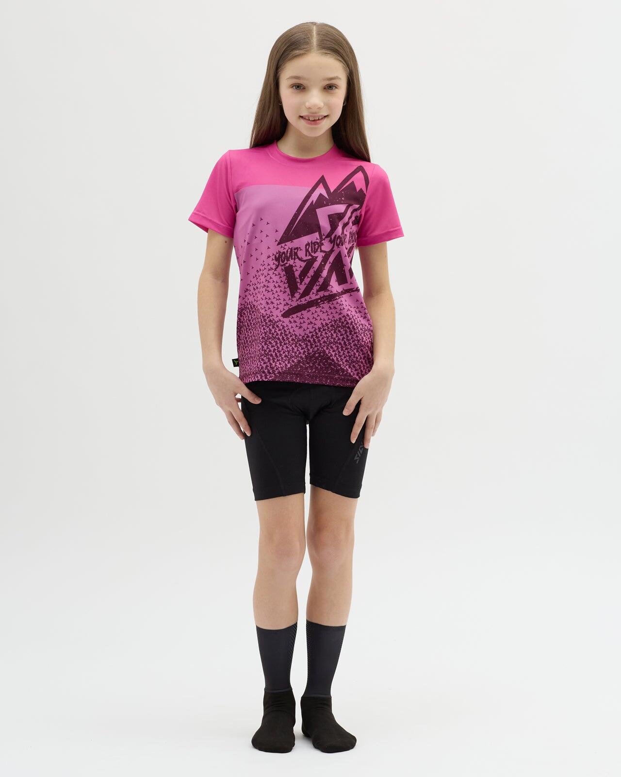 Koszulka rowerowa (z krótkim rękawem) dziecięca SILVINI Junior Jersey DENNI