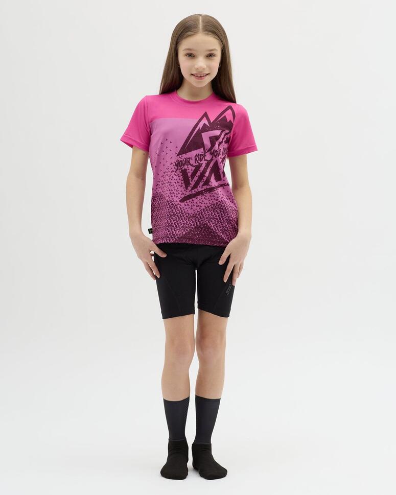 Koszulka rowerowa (z krótkim rękawem) dziecięca SILVINI Junior Jersey DENNI