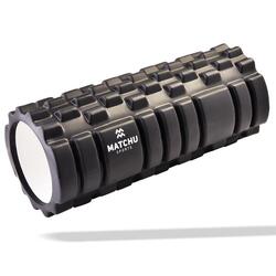 Rouleau de Massage - Foam Roller - Rouleaux de Massage - Dur - 33cm - Noir