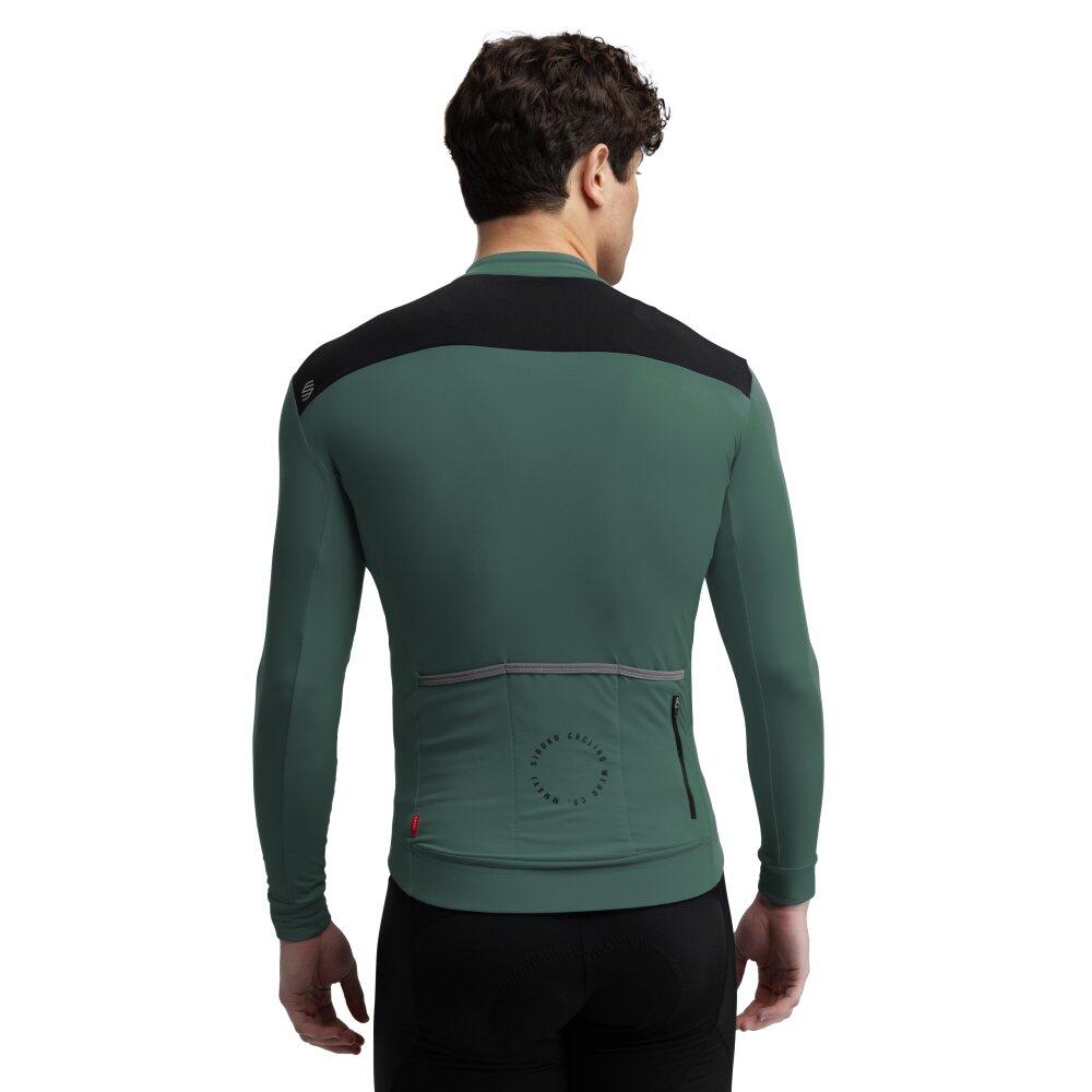Herren Radsport thermo-radtrikot für SRX M4 Volta Armeegrün 2/7