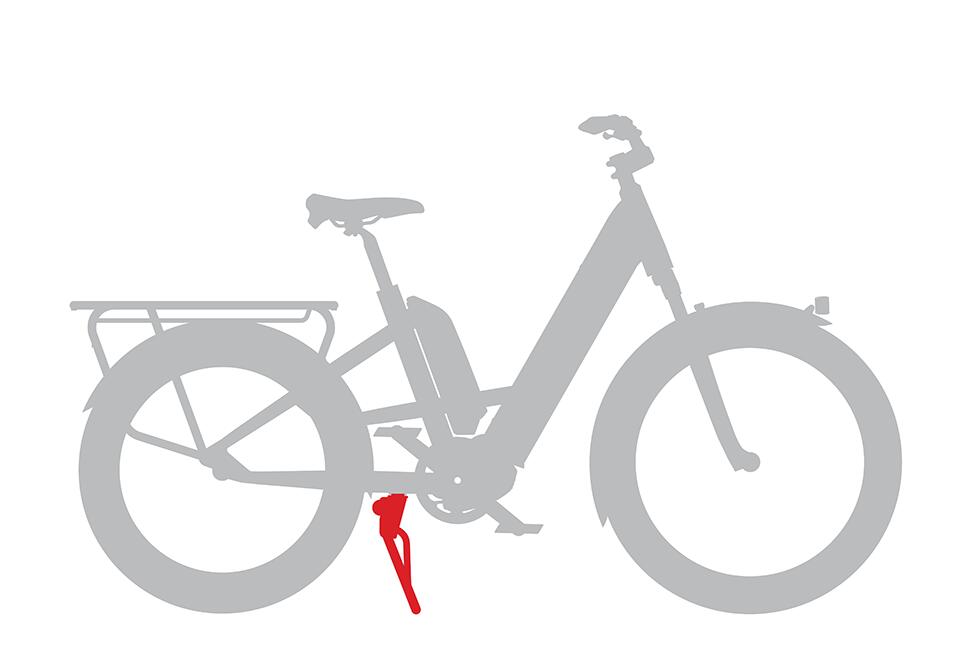 Béquille Dual Kickstand 46er - noir 2/2