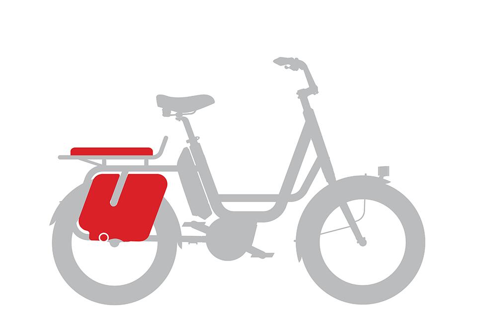 Kit passager RemiDemi Passenger Kit (Poly Wheel Guard) noir 2/3