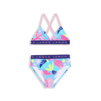 Mädchen Bikini-Set Surfen X-Back WL5 bunt