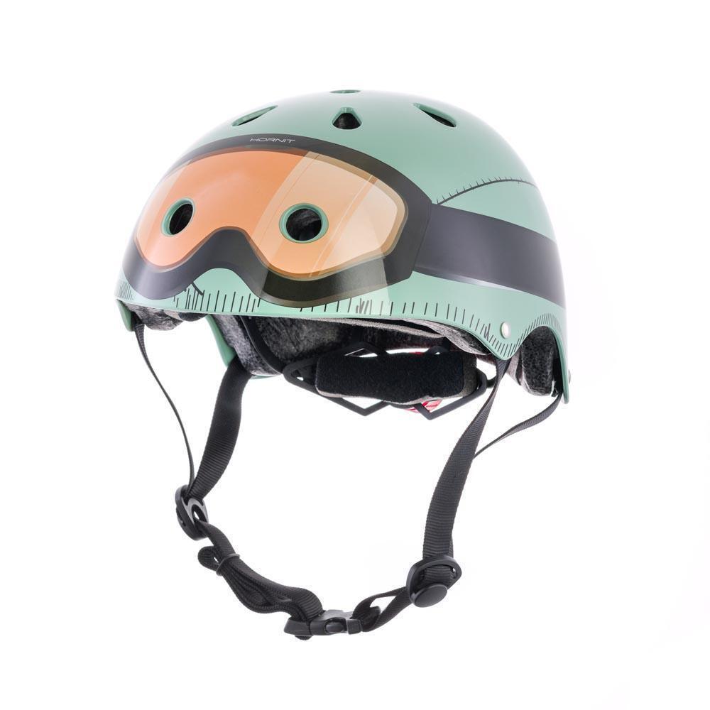 Hornit - Mini Hornit Lids Casque Vélo Trotinette Military S - Casque - Bleu|orange - 48-53 Cm - Decathlon