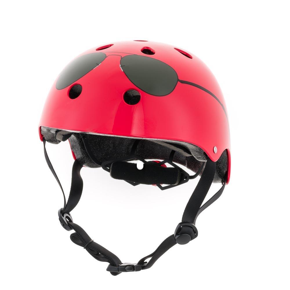 Hornit - Mini Hornit Lids Casque Vélo Trotinette The Aviators M - Casque - Noir|rouge - 53-56 Cm - Decathlon