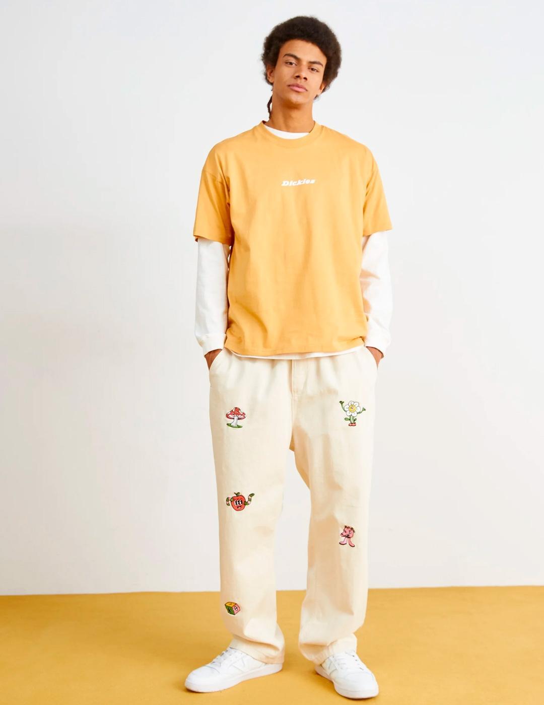 Camiseta para Hombre Dickies  Amarillo 2/6