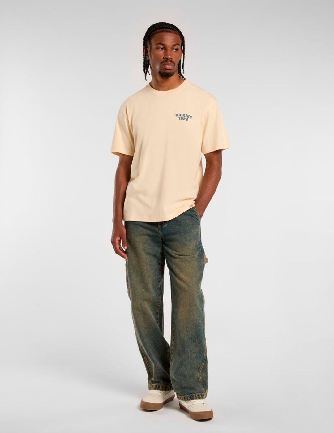 Camiseta para Hombre Dickies  Beige 3/7