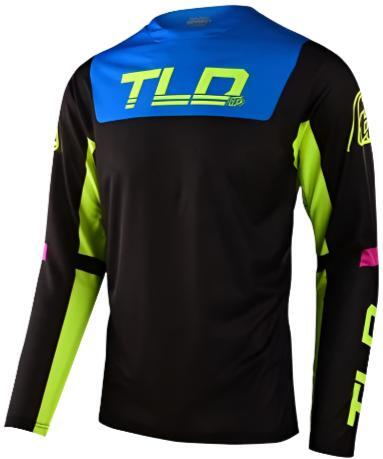TROY LEE DESIGNS SPRINT JERSEY FRACTURA - BLACK / YELLOW