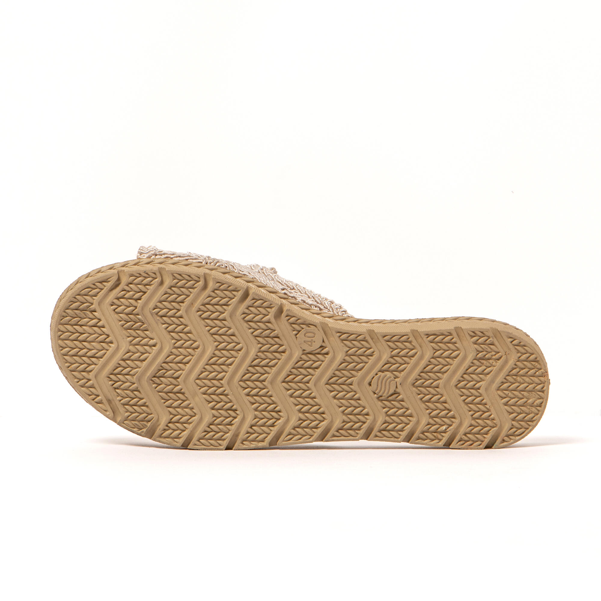 Sandali donna Brasileras Beige con suola in gomma 7/7