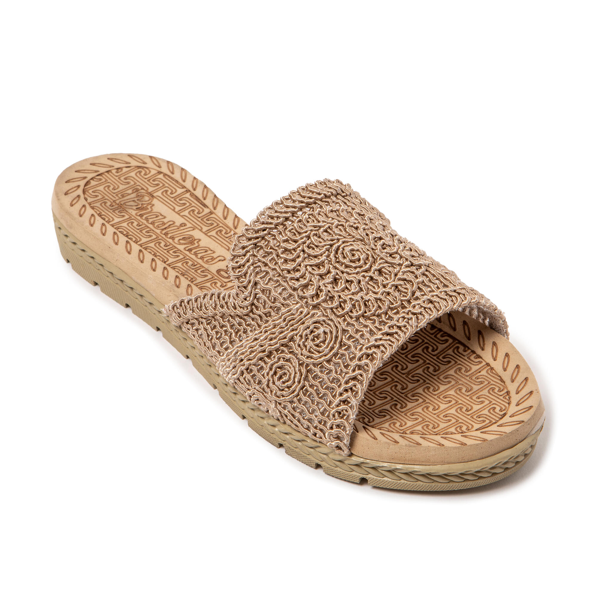 Sandali donna Brasileras Marrone con suola in gomma 2/7