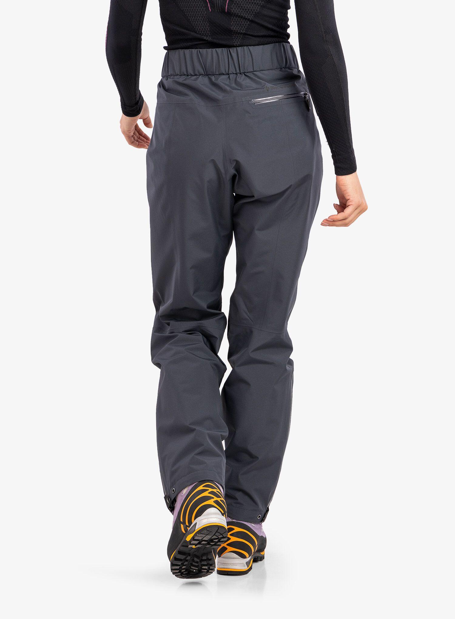 Pantalón mujer impermeable Black Diamond Liquid Point Carbon XS (ajustado) 6/7