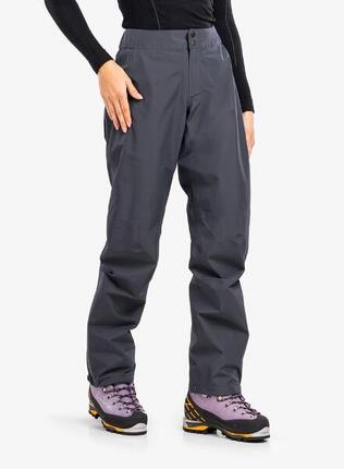 Pantalon femme imperméable Black Diamond Liquid Point Carbon XS (ajusté)