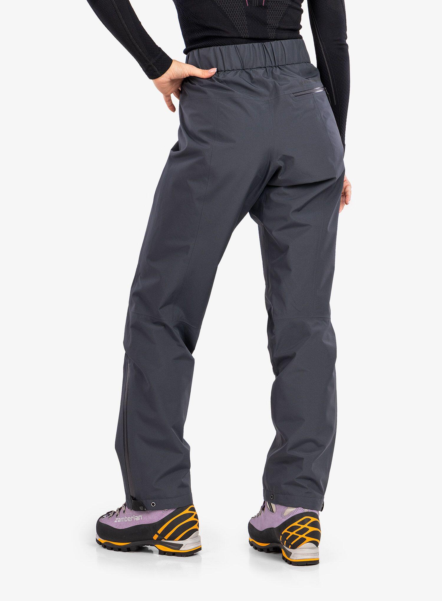 Pantalón mujer impermeable Black Diamond Liquid Point Carbon XS (ajustado) 2/7