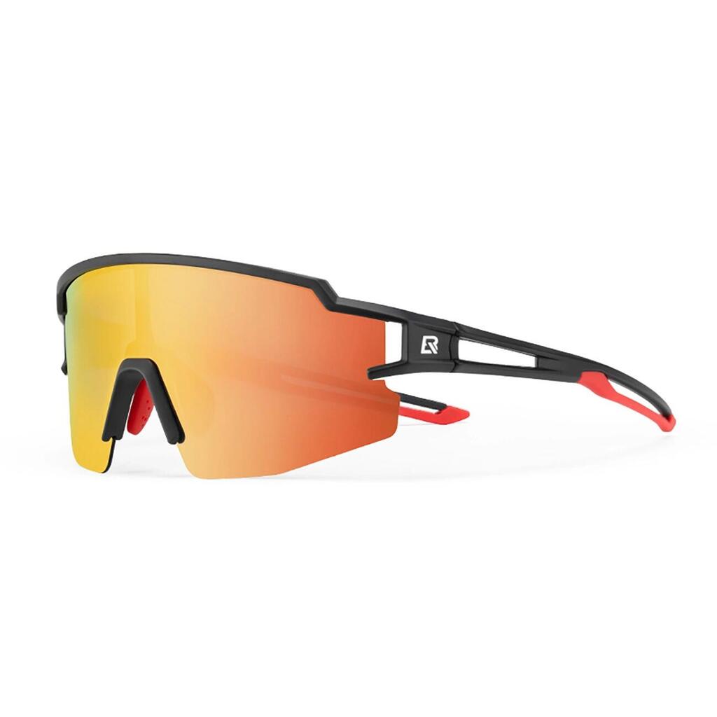 Kids' Cycling Sunglasses, Polarized, UV Protection, Black
