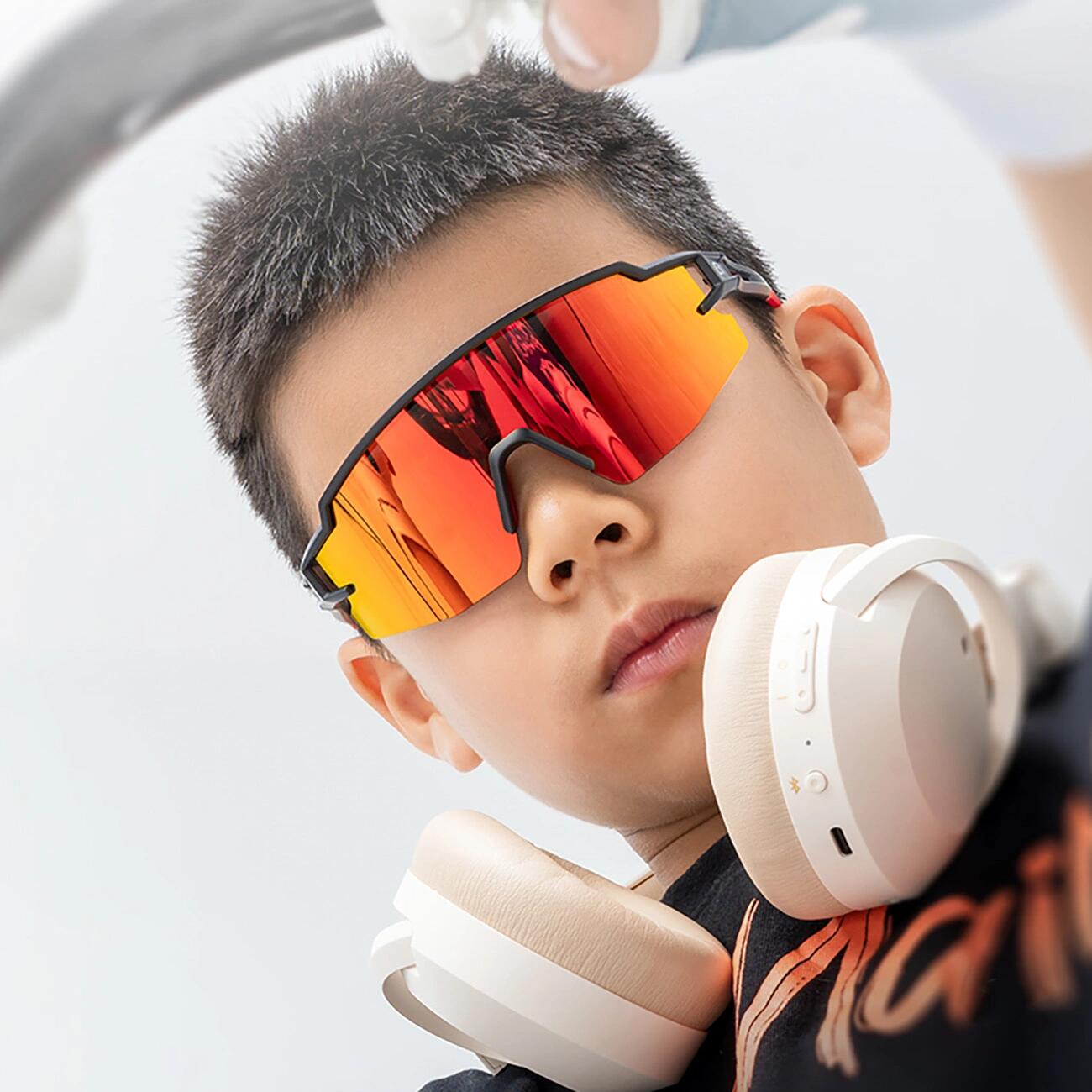 Lunettes De Vélo Polarisées NCONCO – 4 Verres Interchangeables, Anti-UV, Coupe-vent, Avec étui Et Bandeau, Idéales Cyclisme Et Pêche