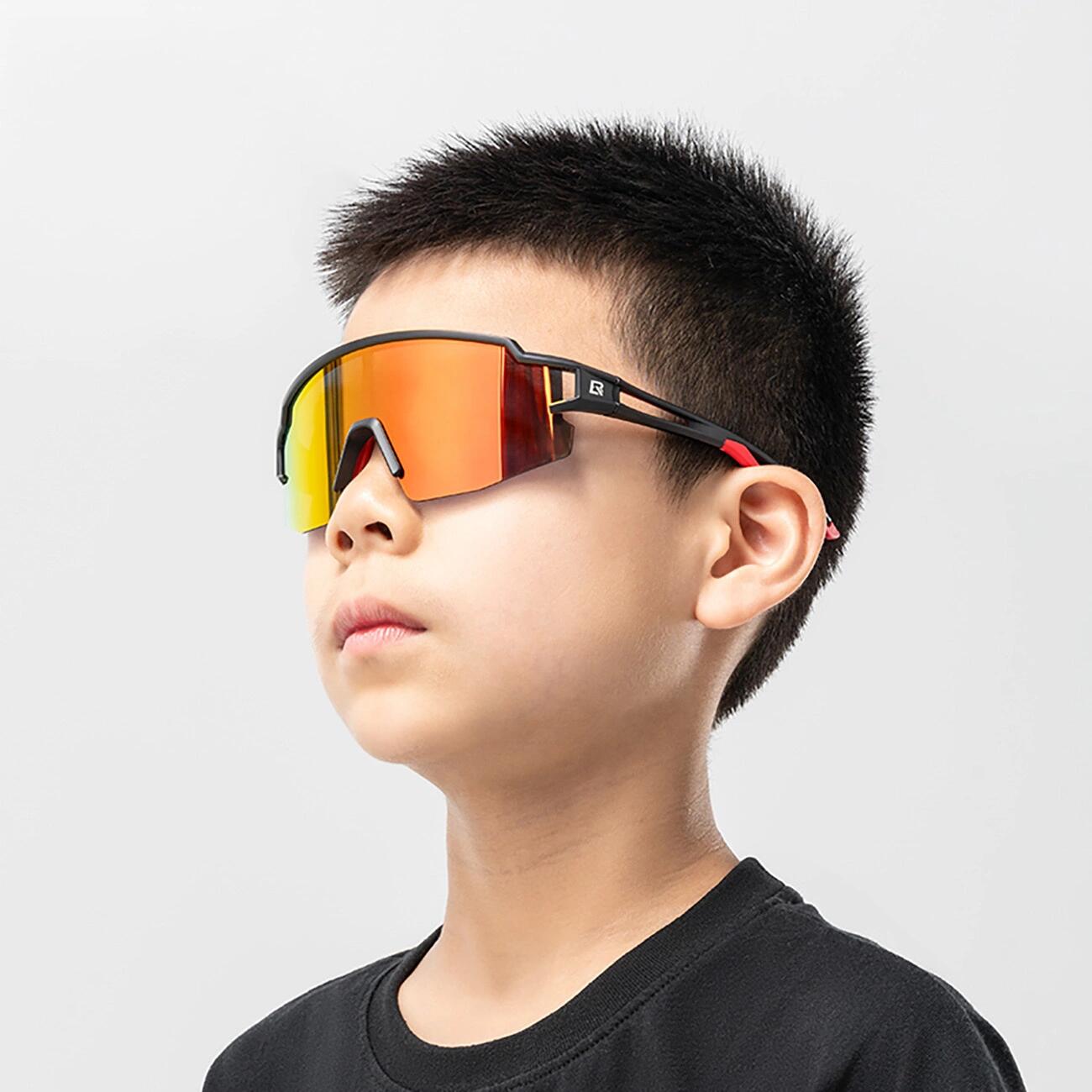 Polarisierte Kinder-Fahrradbrille mit UV-Schutz - Schwarz 5/7