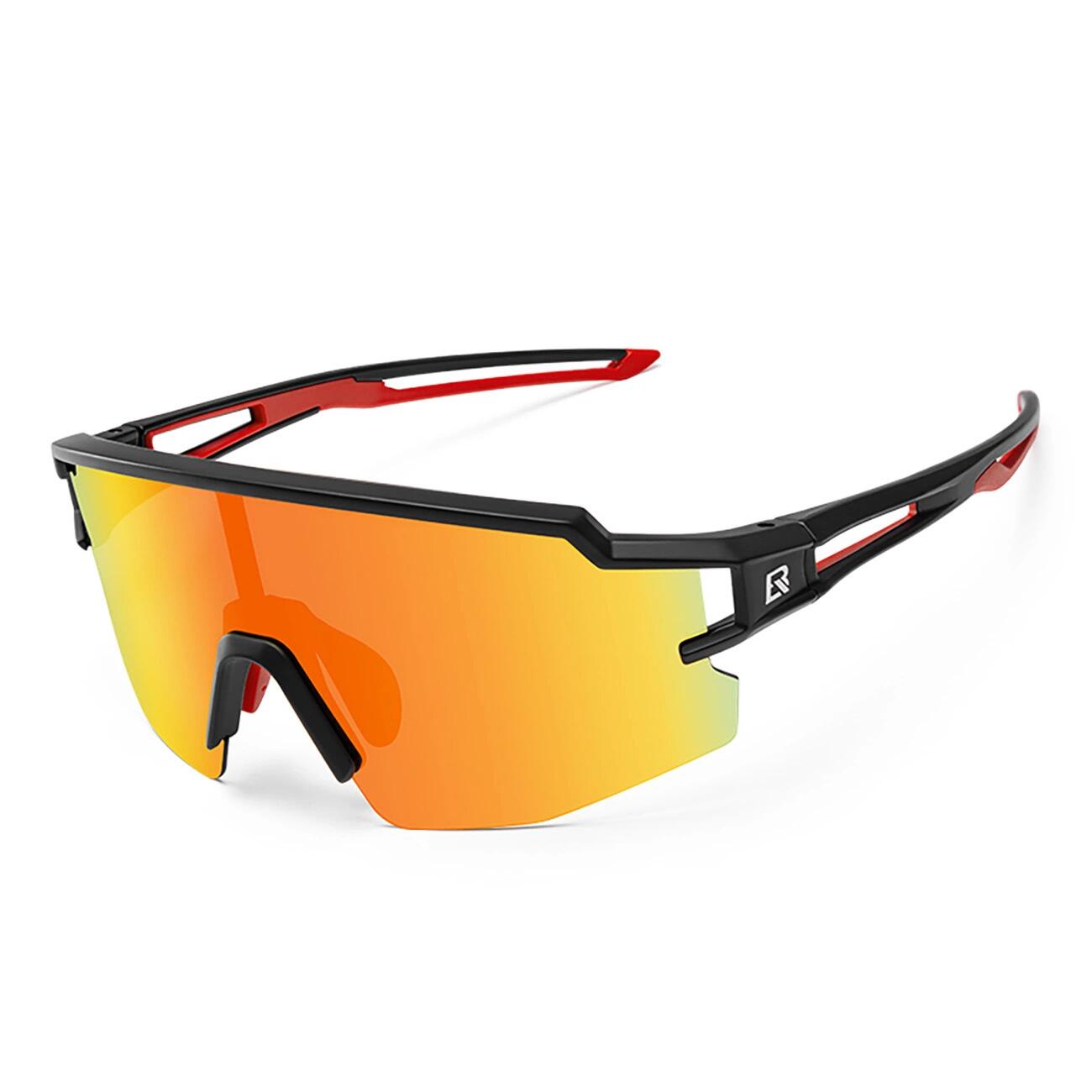Polarisierte Kinder-Fahrradbrille mit UV-Schutz - Schwarz 2/7