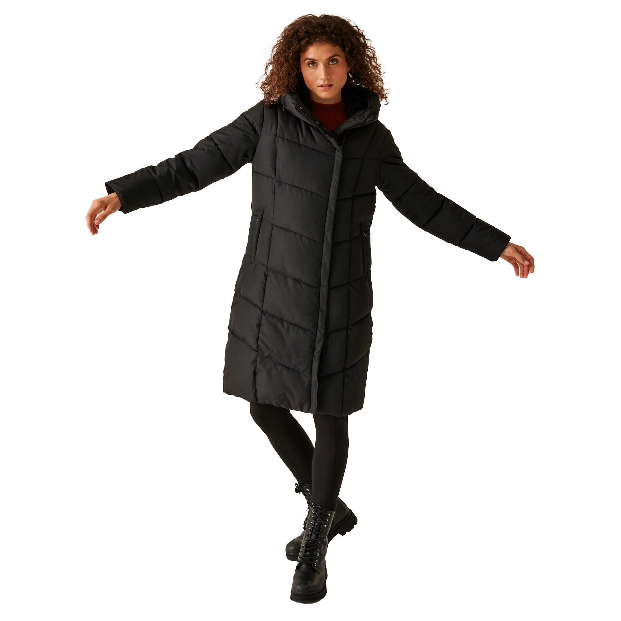 Veste Motif/style Matelassé NURIE Femme (Noir) 4/5