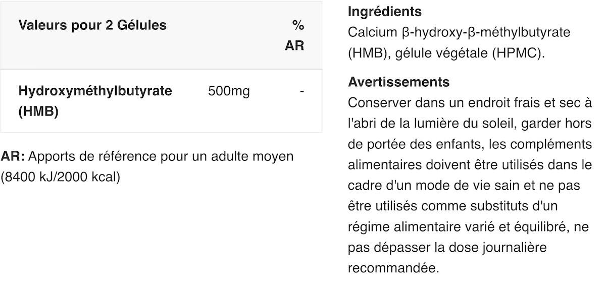 Applied Nutrition HMB 500mg (120 Caps) Unflavoured - Aminosäuren 2/3