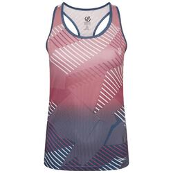 Womens/Ladies AEP Prompt Empowered Print Lightweight Vest Sports (Rose Pâle)