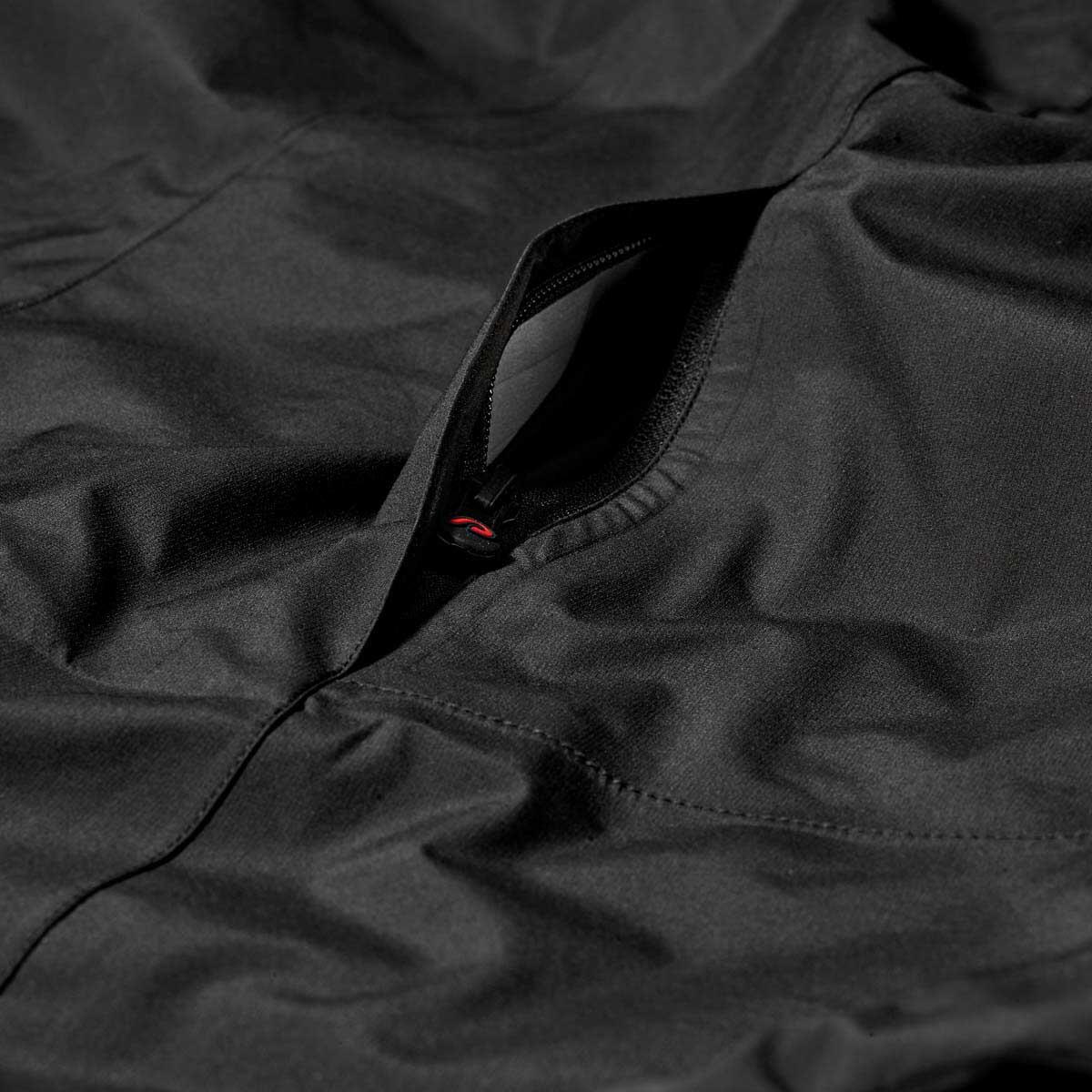 Veste de pluie - vélo - hommes - P-Space Age - noir 4/7